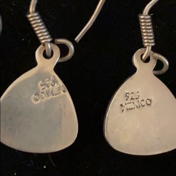 925 Sterling Silver Drop Earrings - Picture 5 of 5